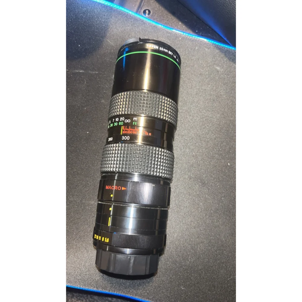 Vintage Hanimex Auto Zoom Camera Lens One Size Black Green